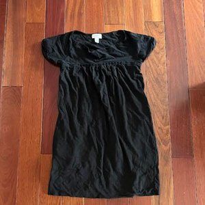 Ann Taylor Loft Black t-shirt dress with pockets